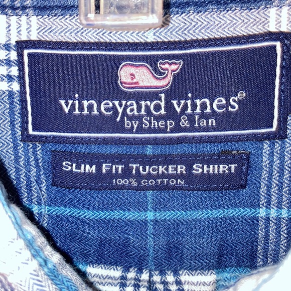 VINEYARD VINES L. S. plaid sz. S shirt, VG  condition.           $25 - Picture 3 of 4